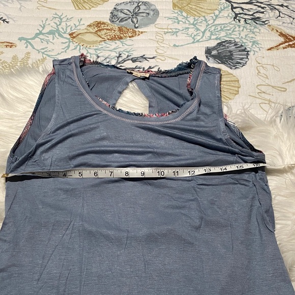 Hem & Thread blue Tank Top - Picture 6 of 7